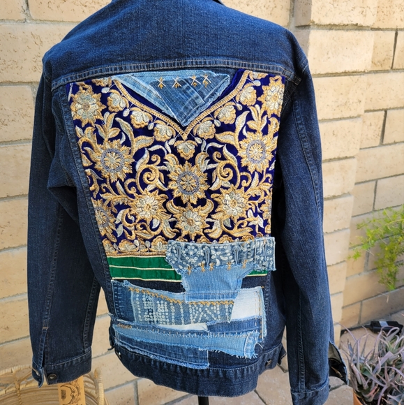 UPCYCLED Jean Jacket. - Picture 3 of 6